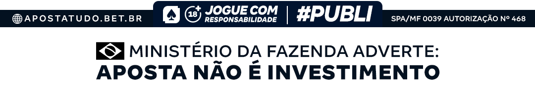 apostatudo.bet.br &middot; Proibido para menores de 18 anos &middot; Jogue com responsabilidade &middot; #PUBLI &middot; SPA/MF 0039 autorização nº 468 &middot; Ministério da Fazenda adverte: aposta não é investimento
